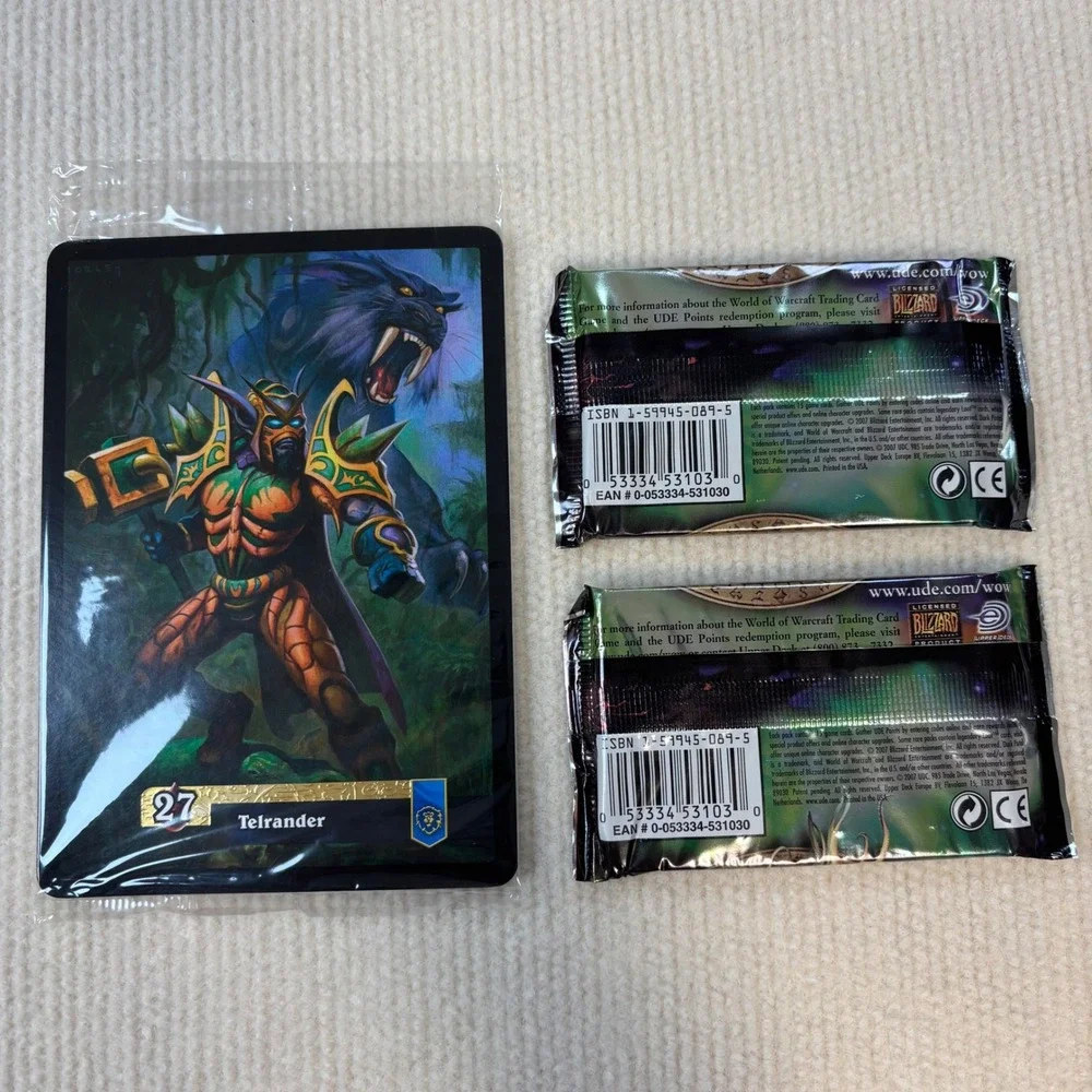 World of Warcraft Through the Dark‎ Portal 2 Sealed Packs & Oversized Hero Card